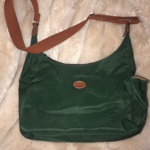 Hunter green longchamp